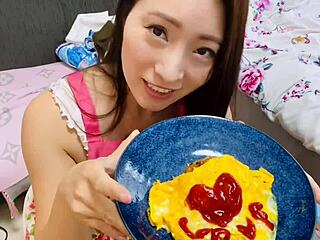 Enjoy Homemade Omurice Together