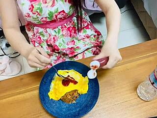 Enjoy Homemade Omurice Together