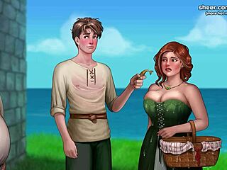 Crazy teen whore blows on street