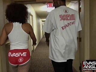 Katt Garcia's big wet ass is ready for dick in the hotel room, with her juicy titties inviting fun.