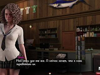 treasure of nadia has the milf cumming on customer in episode 20 💦