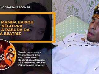 Rabuda tá com encosto bent over for monster cock close-up