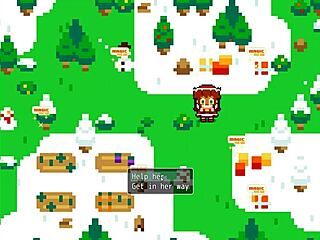 LOL의 포피, 크리스마스에 뜨거운 정액으로 뒤덮임!