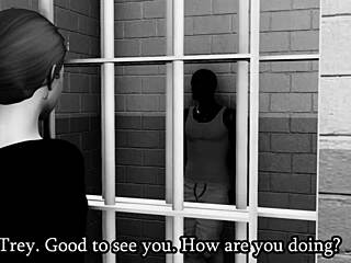 Prison prostitute teases with blowjob and deepthroat