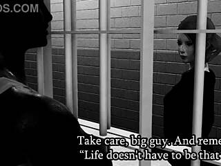 Prison prostitute teases with blowjob and deepthroat