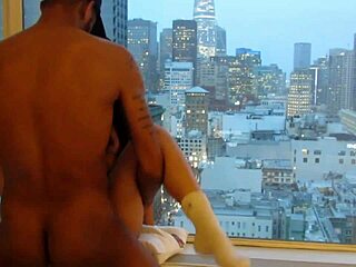 black and asian couple exploring intimacy