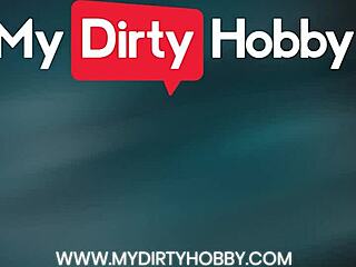 Check out my dirty hobby where the busty blonde endures double penetration and receives a huge facial!