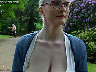 Public big natural tits