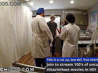 Freshman Sheila Daniels orgasms from Hitachi wand by Doctor Tampa