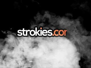 Strokies sweet bleached blonde Joseline Kelly puts her hands to work and asks for a facial