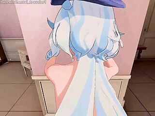 Yo, check out this wild Genshin Impact scene with Furina getting banged hard in every position!