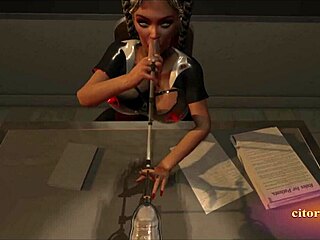 Aku nonton perawat blonde hisap cum