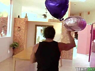 Charley Chase Enjoys a Busty Brunette Latina Party Scene