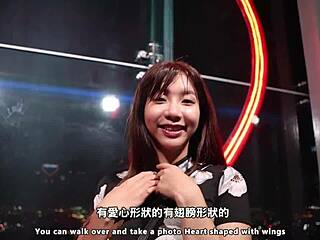 Fidanzata taiwanese a Hanoi per un orale bollente e creampie