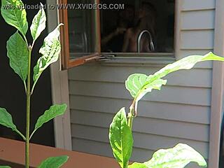 nikki gets fucked doggystyle from behind with her big tits bouncing