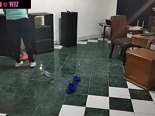 The domestic assistant always stays extra hours, why?