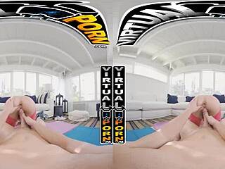 virtual porn with yoga babe violet gems who’s obsessed with riding me non-stop