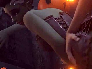 Sombra Bent Over in Doggystyle