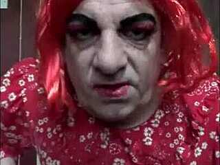 Mark Wright, a bisexual crossdressing sissy, begs for piss to swallow