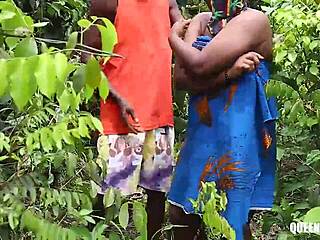 outdoor fun leads to a creampie in the pussy