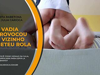 Julia Carioca Rides Big Ass in Bathroom!