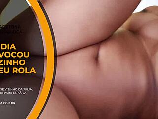 Julia Carioca Rides Big Ass in Bathroom!