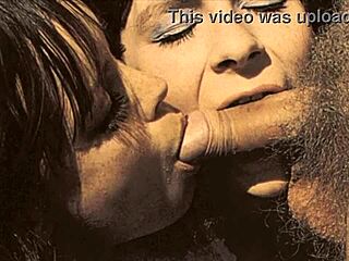 Retro Bisexual Lesbian Trio in Vintage Antique Setting