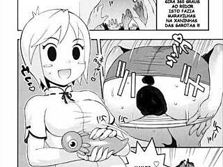 sister uses toy in xxx comic scene