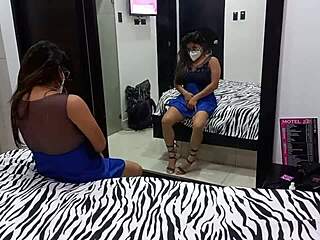 Hey, watch this hot Indian teen get used in a hotel!