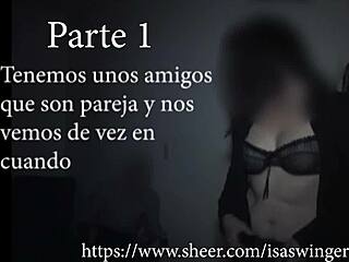 isa swinger meets her friends for a group encounter part 1