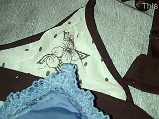 Wow! I Jerked Off and Came on My Best Friend's Black Panties!