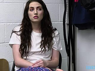 Aria Carson's Pussy Fucked by Cop Mike Mancini