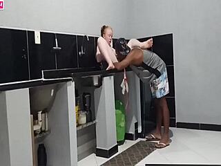 Intense Kitchen Fuck With Friend