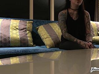 Inked Brunette Kelsi Lynn Does Anything For James Deen's Monster Cock