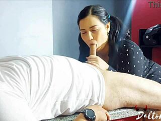 Amateur Latina Provides Oral Pleasure Before Intimacy