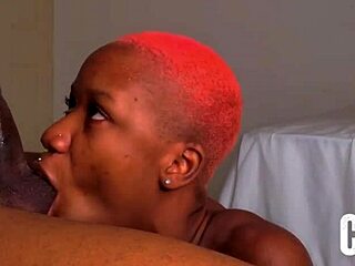 Slim Ebony Seductive Demon Sucked Dick After Club