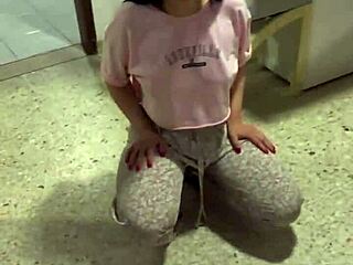 Young 18-Year-Old's First Homemade Video Experience.