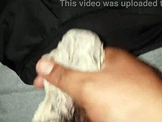 Wow! I Jerked Off and Came on My Best Friend's Black Panties!