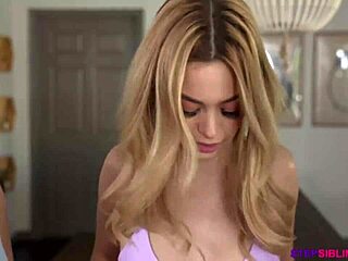 Hei, Leana Lovings, Molly Little 18+ și Theodora Day sunt frați vitregi blocați într-un donut lingând pizda?