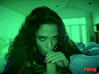 young teen visits daddy's cock orally