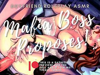 mafia boss proposes to sugar baby with deepthroat and gagging asmr.