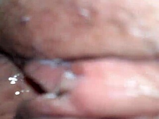 Cheating wife indulges in homemade close-up squirting orgasm, getting her fill secretly.