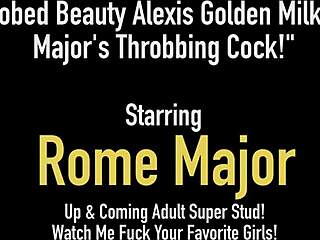 beautiful italian alexis golden with big ass and tattoos in interracial encounter