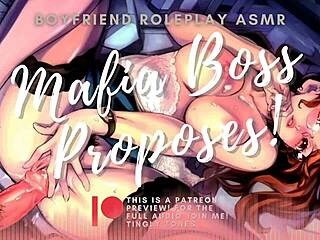 mafia boss proposes to sugar baby with deepthroat and gagging asmr.