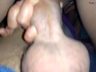 young wife feels pleasure riding friend's big cock without condom