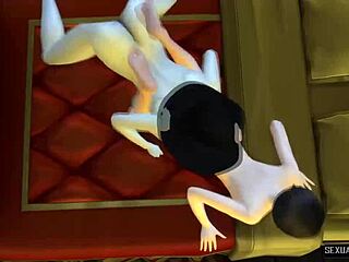 Resident Evil 8 Ada Wong and Alcina Dimitrescu in Hot Lesbian Action.