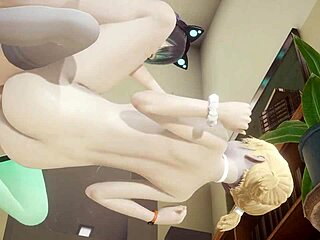 Cole ได้ดูดควยและโดนเย็ดโดย Catboy Femboy!