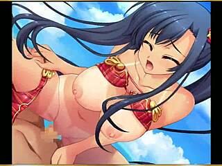 Gif from Shinrenki Musou Tenka Touitsu Guan Yu in Swimsuit 2 😊