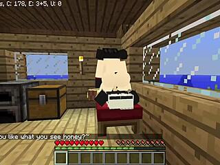 Steve在狂野动漫动作中支配古怪哥特女孩。