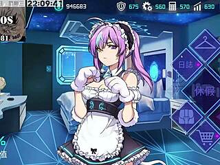 AI sköter robot-tjej i anime knull